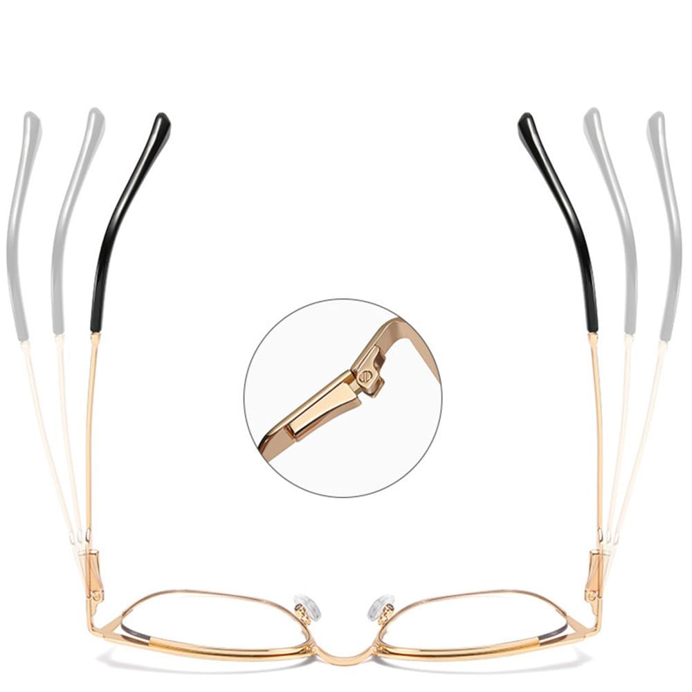 Cateye Occhiali leggeri Montatura da donna Uomo Occhiali da vista ultraleggeri Occhiali per occhiali retrò