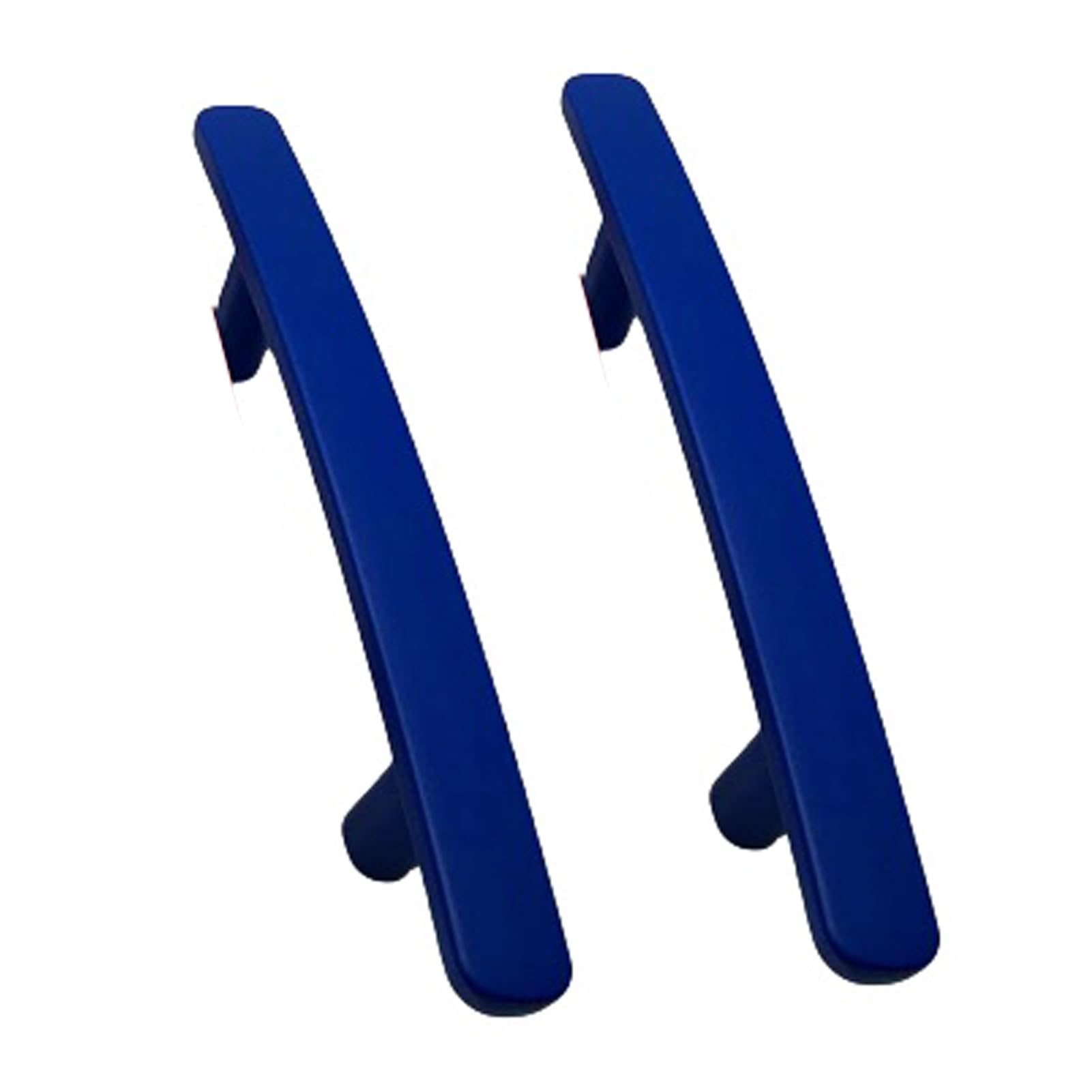 Dswzlqdxb Dark Blue 2Pcs Cabinet Handles Colourful Kitchen Door Handles Zinc Alloy Profiles Drawer Pulls Wardrobe Children's Room Knobs Cupboard Door Levers (Hole Distance 96Mm,)
