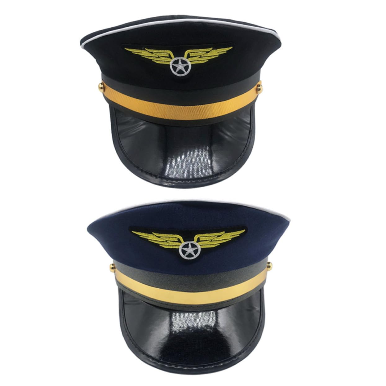 Healeved 10 Pezzi Cappello per Cosplay e Accessorio Costume Adatto per Feste Halloween Regolabile e Confortevole Blu
