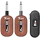 Xvive A58 Kabelloses Gitarrensystem, 5,8 G, Set mit Sender und Empfänger, für Gitarre mit aktivem oder passivem Tonabnehmer (Mahagoni)