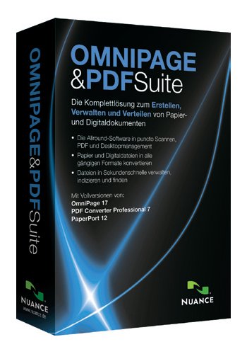 OmniPage 17 Standard & PDF Converter Professional 7 & Paperport 12 Standard Suite