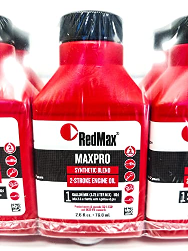 RedMax 598817701 OEM MaxLife 2-Cycle Engine Oil 2.6oz 1 Gallon Mix replaces 580357201 (24 Pack) - Thumbnail 4