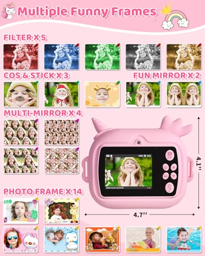 kids instant print camera