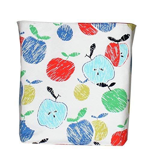 Boîte de rangement en tissu Wildcollect Apple multicolore pour chambre bébé