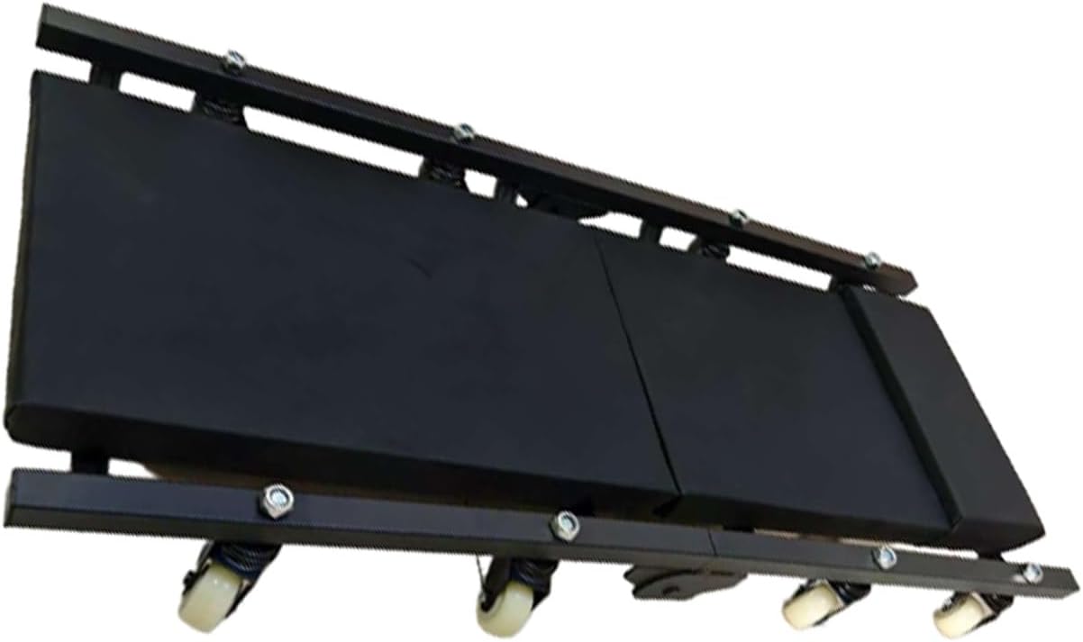 Automotive Creeper with Adjustable Headrest,360°Rotatable 6 Wheels Car Crawler,Heavy Duty Steel Frame for Garages Repair Shops(Style4)