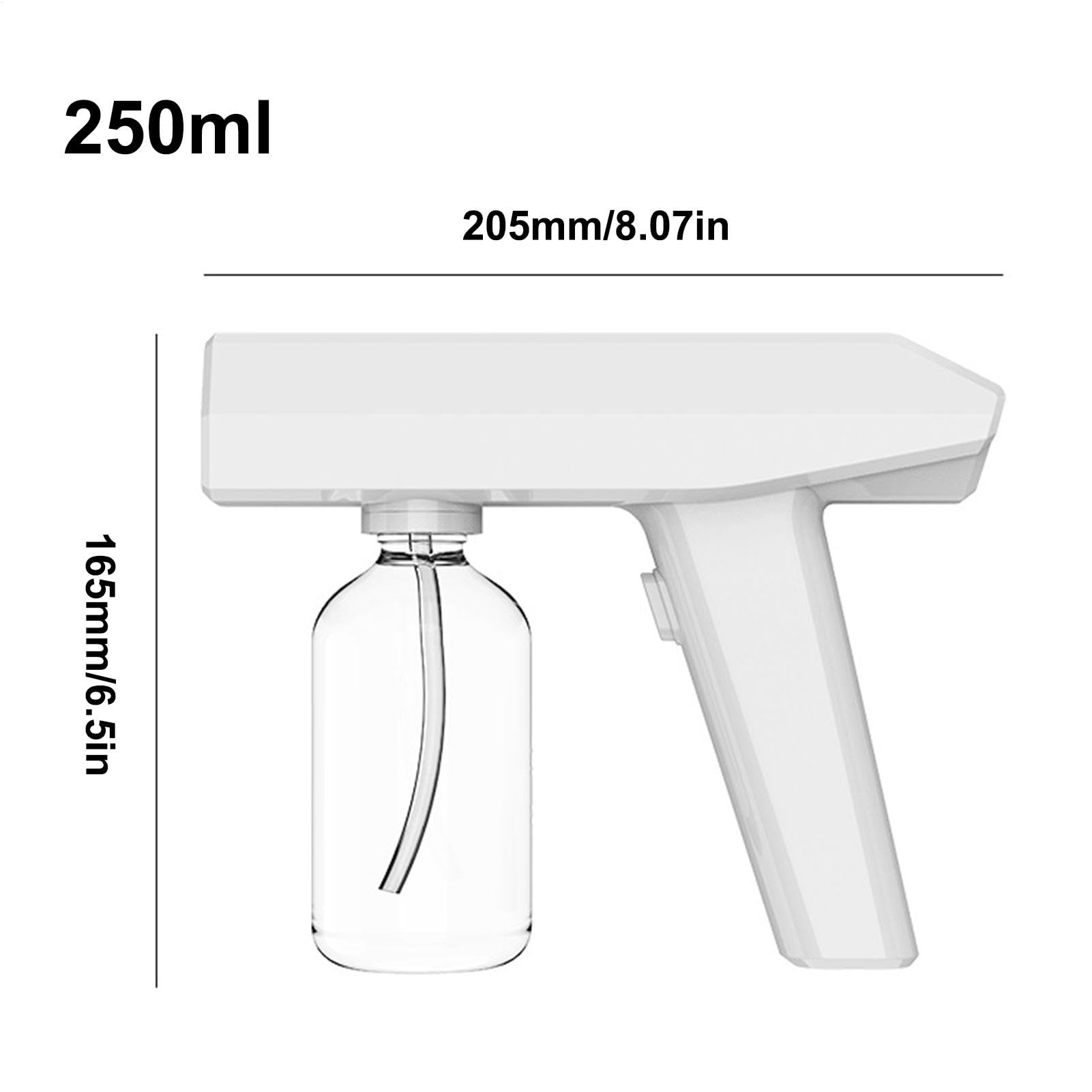 Atomizer Sprayer Bottle, 250ml Cordless Electric Mist Spray Bottle, Rechargeable Handheld Sprayer for Home, Car, Bedroom, and Cleaning, 20.5x3.8x16.5 cm