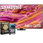 Samsung 85 inch Neo QLED 4K QN90F Smart TV (2025) Vision AI, Mini LED, Neo Quantum HDR+, Glare Free, Bundle with CPS Exclusive 1-Year Protection & Deco Gear Complete Home Theater Beginner's Guidebook