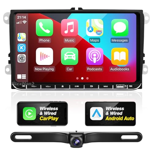 SizxNanv forTiguan VW Jetta Golf Passat Radio Wireless