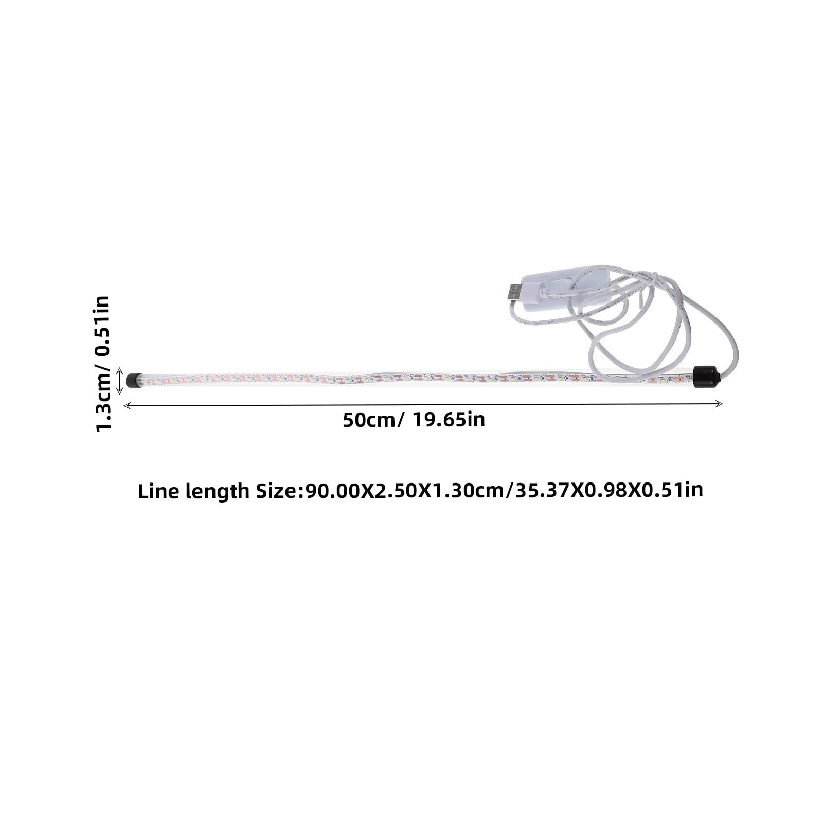 Lampe de Détection de Fuite pour Saxophone et Flûte Bande LED Blanche 50 Cm, Lumière Haute Luminosité en Abs et Métal pour Réparation en Atelier Plusieurs styles