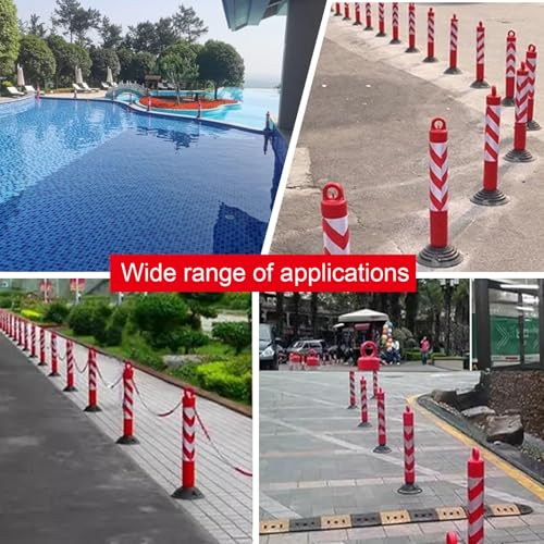 Cônes de signalisation rouges haute visibilité et flexibles - 7