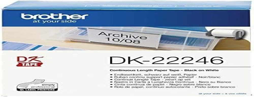 Produktbild von 10x Mehrzweck-Etiketten Kompatibel Für Brother DK-11204 17mm X 54mm (400 Stück/Rolle) P-Touch QL-500 550 570 700 710W 720NW 800 810W 820NWB 1050 1060N 1100 1110NWB, Thermopapier Mit Kunststoffhalter