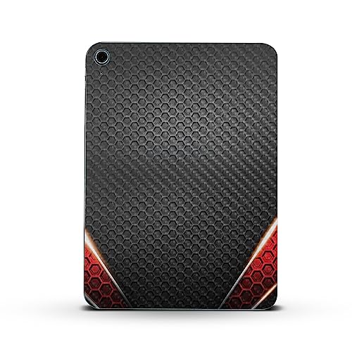 Image of MightySkins Carbon Fiber Skin Compatible with Apple iPad 10.9 inch 10th Gen (2022) Full Wrap Kit - Hex Rays | Protective, Durable Textured Carbon Fiber Finish | Easy to Apply | Made in The USA