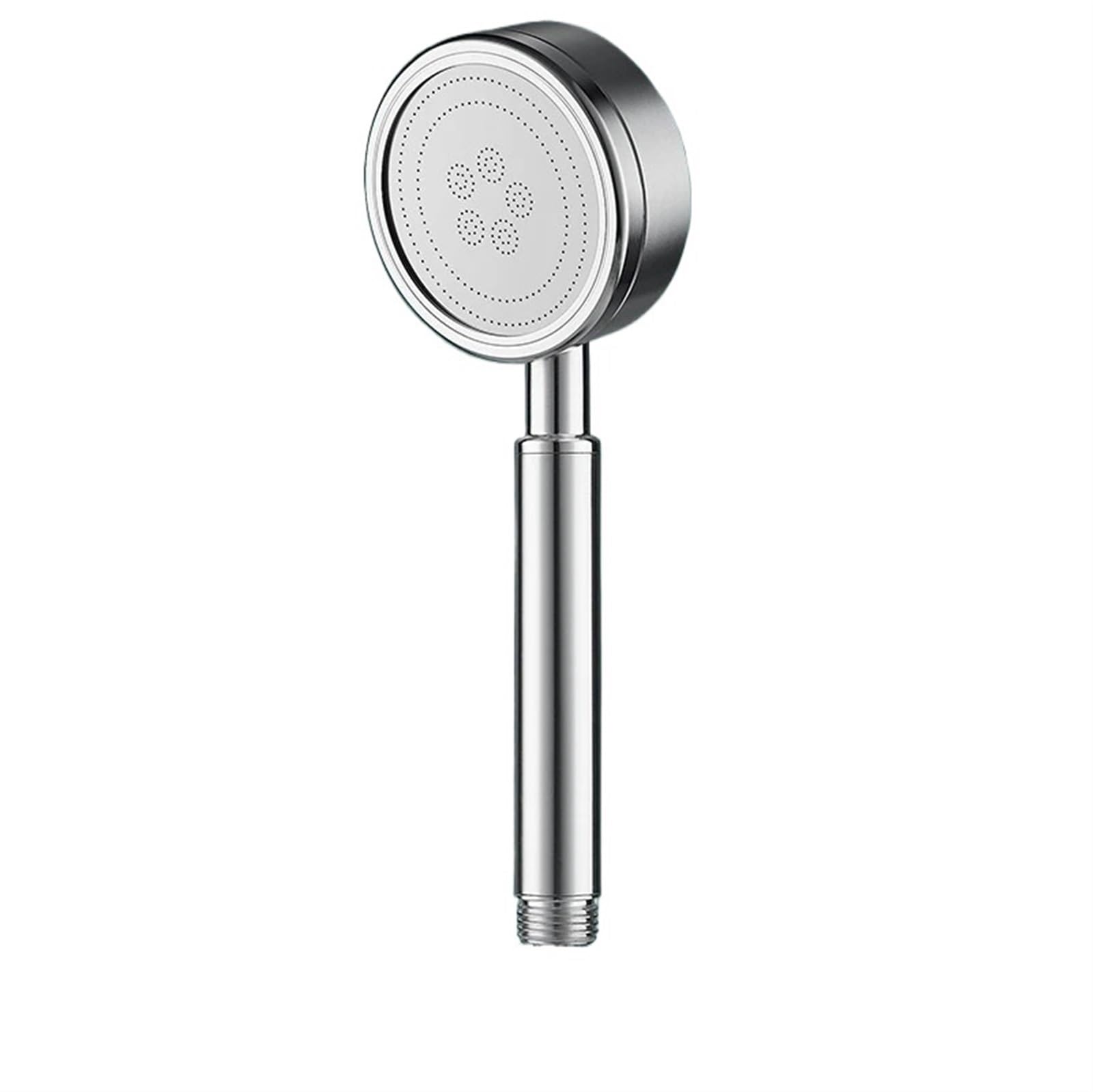 Naqzrxpml Sliver Showerhead 304 Stainless Steel Handheld Bathroom Shower Head High Pressure Detachable Multicolor(Sliver Showerhead)