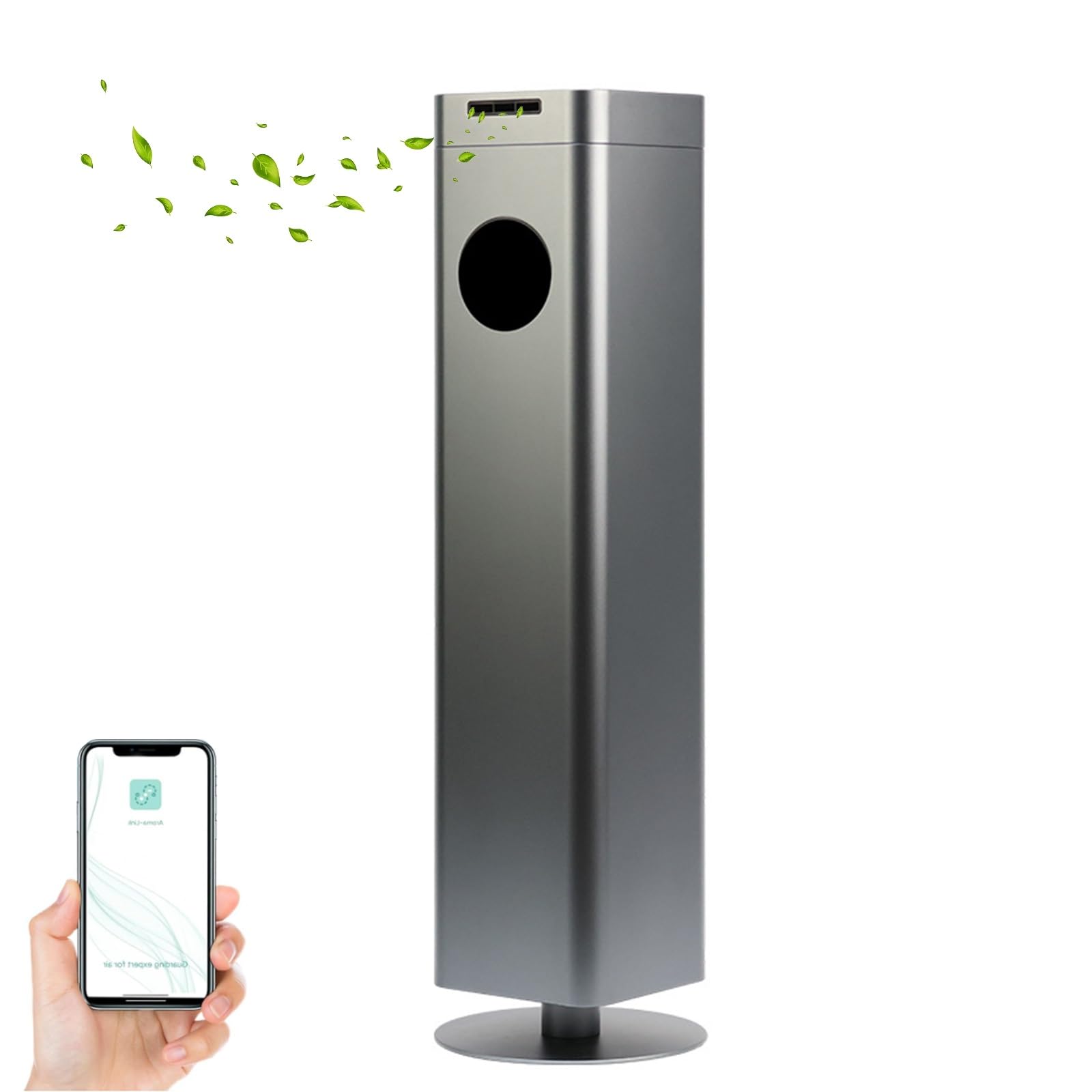 Diffuseur d'huiles essentielles, Machine à air parfumée Intelligente sur Pied de 1500 ML avec écran LED, diffuseur de Parfum sans Eau avec 3 Modes de contrôle, diffuseur d'arômes Commercial
