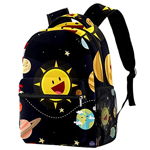 Sac à dos étudiant Planet Star multicolore idéal pour le collège, le lycée et les sorties