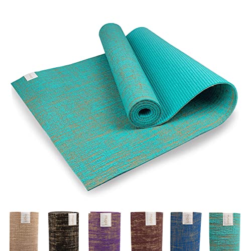 Esterilla antideslizante Myga de yute para pilates y fitness funcional