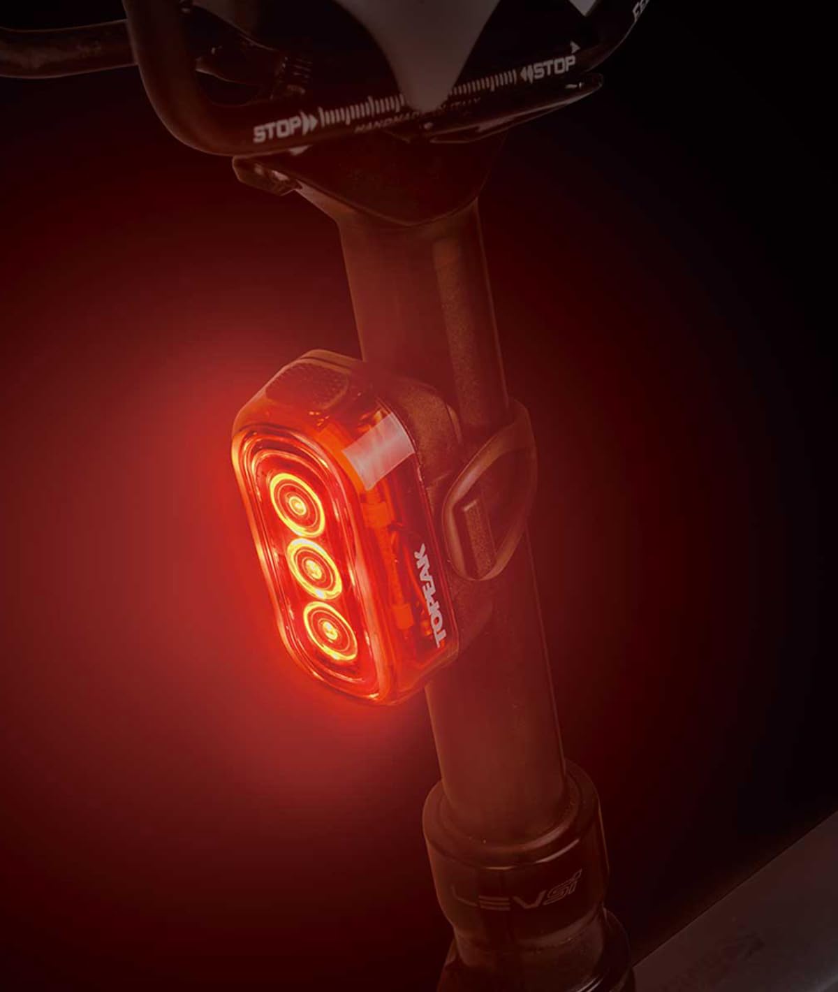 Topeak TailLux Fanalino Posteriore a LED Rosso, 100 USB, 9 LED