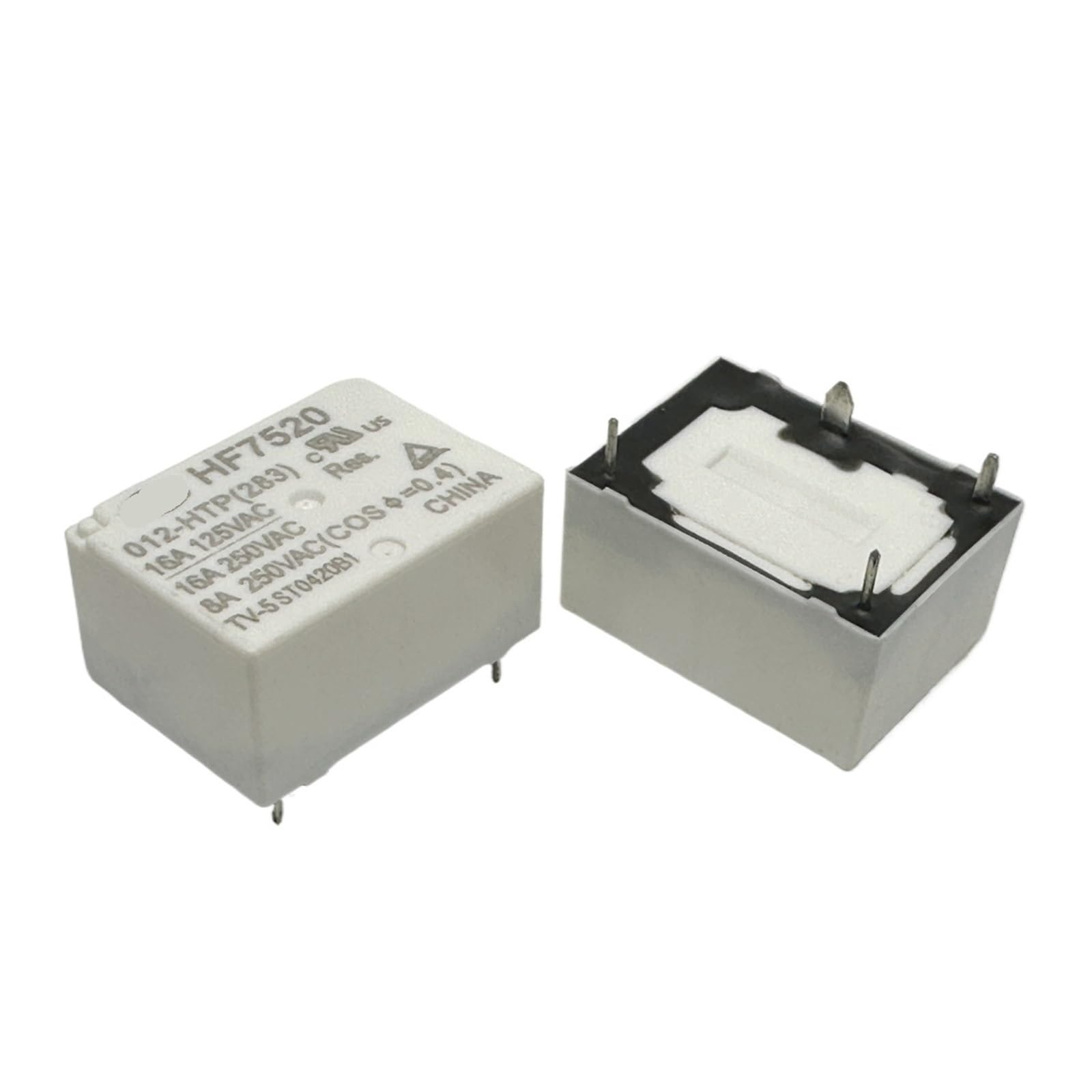 YZWRWRMKTB 1pc HF7520 012-HTP(283) (7520A-12V/24V-16A) Relay 4pins