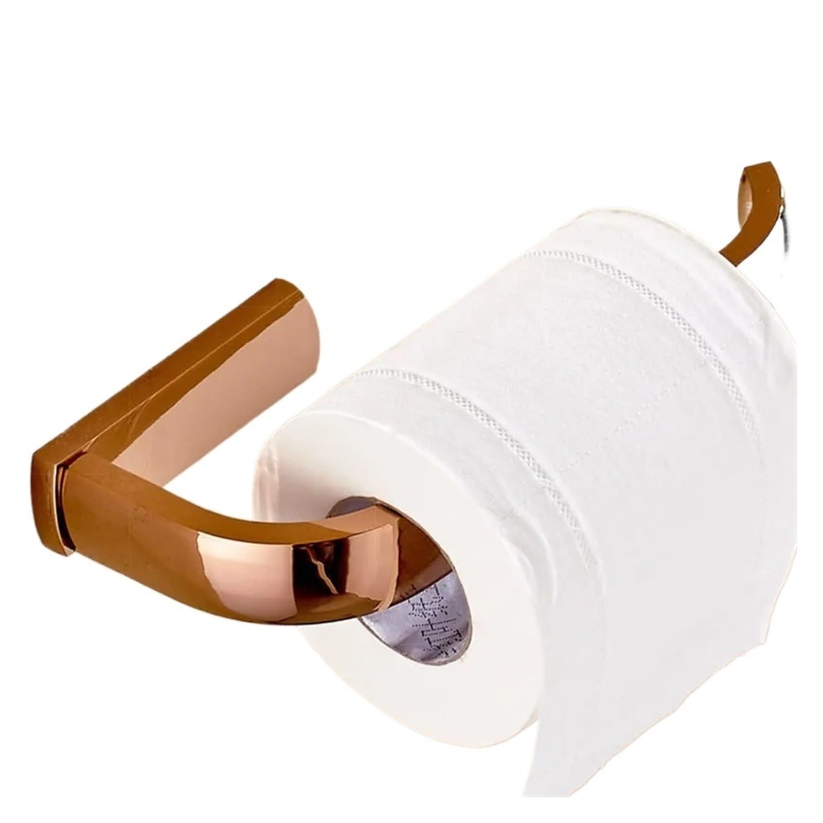 Portarrollos Papel higienico Laton Cepillado Pared Juego de herrajes baño Bronce con Gancho for Toalla(Towel Ring)