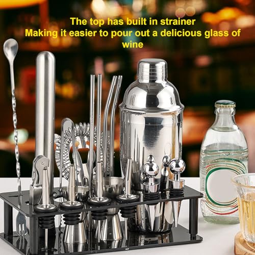 Shaker à boisson avec recettes imprimées pour réussir vos mélanges - 8