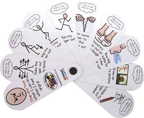 The Play DoctorsWhat I Can Do When I Feel Angry? Fan - ASD/Autism/SEN Social Communication Aid for Children
