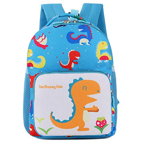 Preisvergleich Produktbild ODMKGE Studententasche Neue Kinderrucksack Kindergarten Niedlichen Cartoon Dinosaurier Gedruckt Schultasche Mädchen Jungen Kinder Anti-Lost-Tasche Kindergarten Tasche