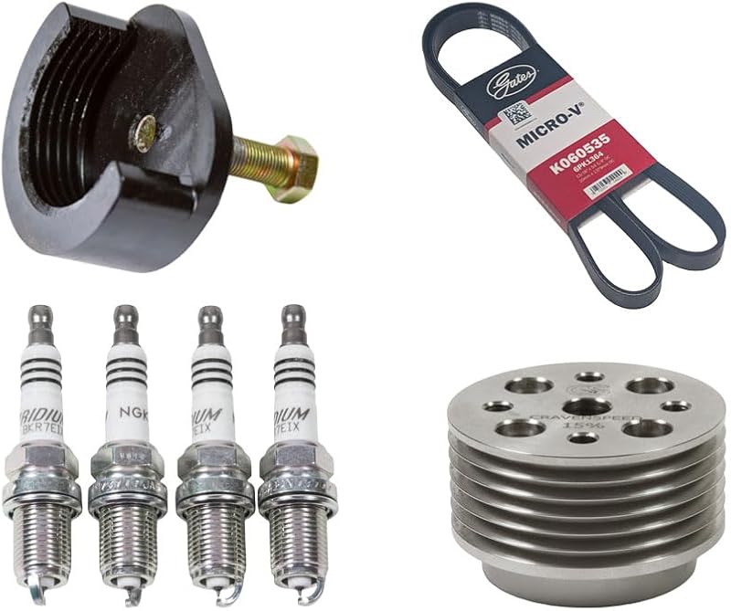 Kit de desempenho da polia do compressor MINI Cooper S R53 CravenSpeed com extrator rápido – Redução de 15%