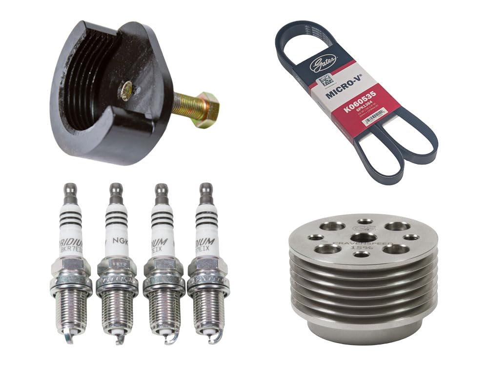 CravenSpeed Supercharger Performance Kit with Quick Puller Compatible with MINI Cooper S R53 (2002-2006) (15% Reduction)