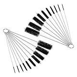 Xpassion Nylon Tube Brush Set Nylon Cleaning Brushes 20 Pieces for Drinking Straws Glasses Keyboards Jewelry Cleaning,Antistatic Brushes,Beaker Cleaning Brushes