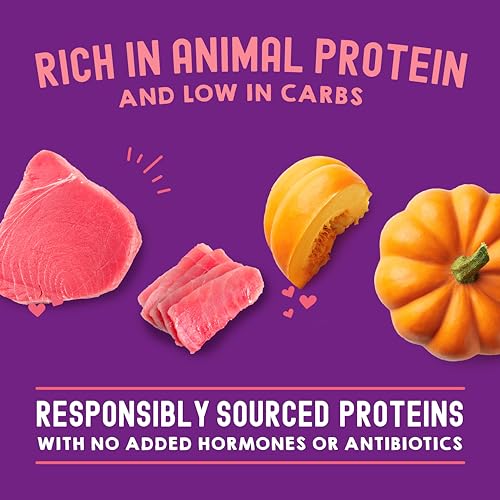 Stella & Chewy's Carnivore Cravings Wet Cat Food - Premium Pouches - Grain Free, High Protein Tuna & Pumpkin - Perfect For Picky Eaters - Complete Meal or Topper (2.8 oz, 24 Pack) - image 4