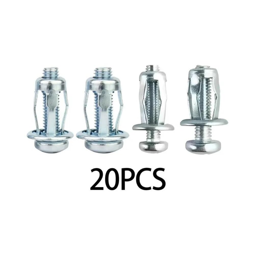60 Stück Jack Nut Expansion Nieten Schraube Bolzen M5 M6 Kit für 60 Stück Jack Nut Expansion Nieten Schraube Bolzen M5 M6 Kit für