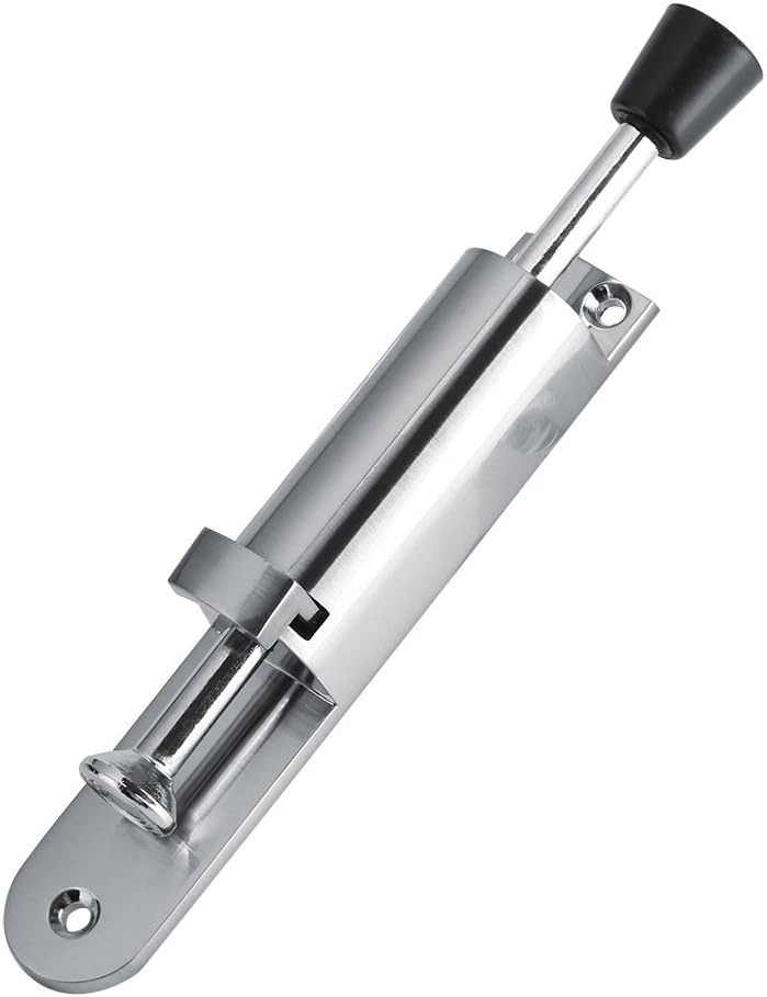 SOONHUA Kick Down Door Stop, Heavy Duty Zinc Alloy Soft Rubber Foot