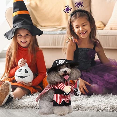 Vestido ereto engraçado do animal de estimação,Cosplay Pet Stand Up Pano Engraçado | Trajes Engraçad