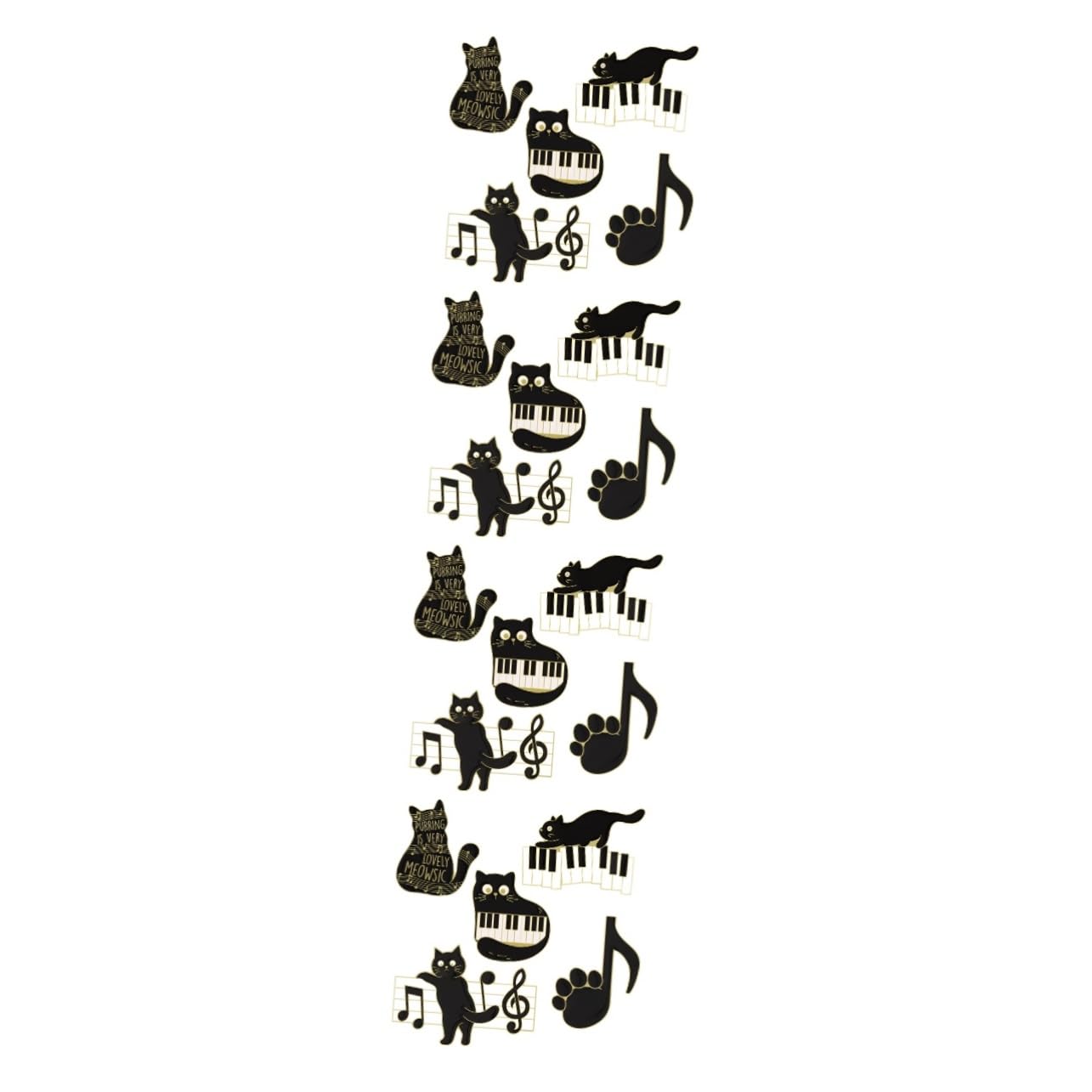 Beavorty Corsage Brosche Musik Emaille Anstecknadeln Brosche Anstecknadel Kleidungsbrosche Damen Katzen Klavier Anstecknadel Katzen Anstecknadeln Süße Anstecknadel Katzenbrosche