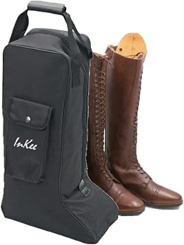 Portable Boot Carry Bag Horse Riding Tall Boot Bag with Handle, Equestrian Equipment Organizer for Storage Knight Boot Bag