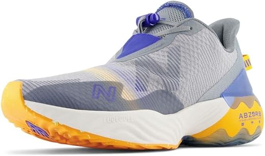 New Balance Men's FuelCell Rebel TR V1 Running Shoe, Blue/Orange, 10