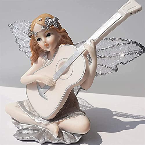 Statue fée fleur figurine ange résine décoration table mariage - 3