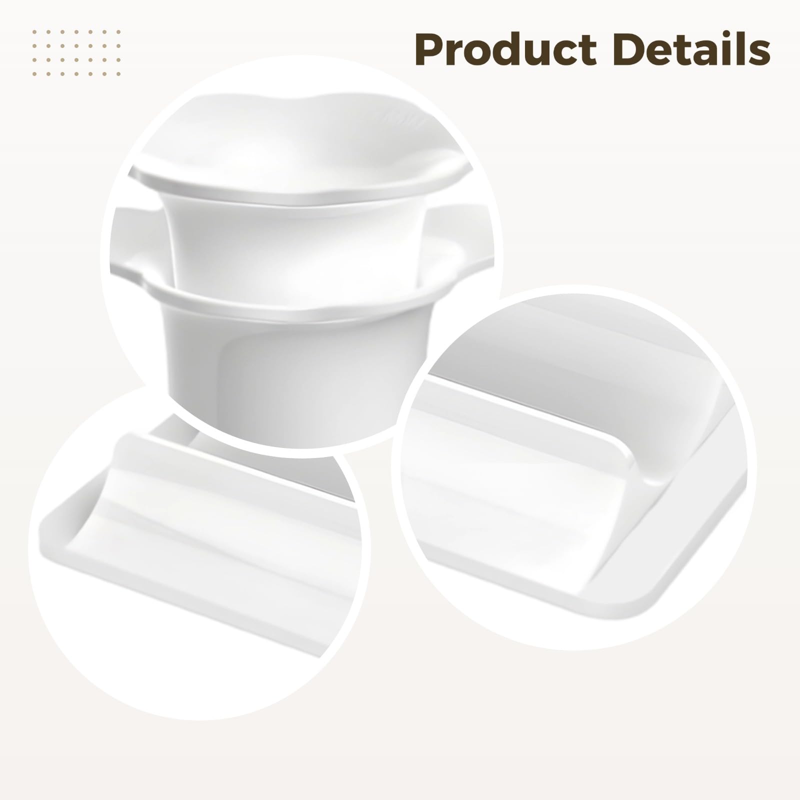 Moule rond pour cake pops, lot de 2 plateaux, découpeuse à cake pops de 4,4 cm, matériau ABS, nettoyage facile, pour usage domestique ou commercial, blanc, format pratique