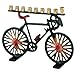 Aviv Judaica Artistic Bicycle Menorah for Hanukkah Candleholder Contemporary Hanukkiah Bike Shape Fits Standard Chanukkah Candles