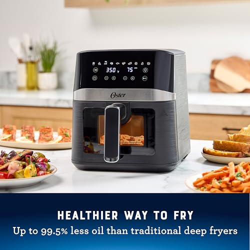 Oster Air Fryer 4 Quart Digital Air Fryer Medium with Window 2208362 の商品画像 4