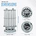 New Upgraded 00645038 645038 Micro Filter Dishwasher Drain Filter Compatible with Bosch Thermador Kenmore Dishwasher filter, Part Replaces AP4339631, 00651097, 1560725, 651097, AH3479708, EA3479708