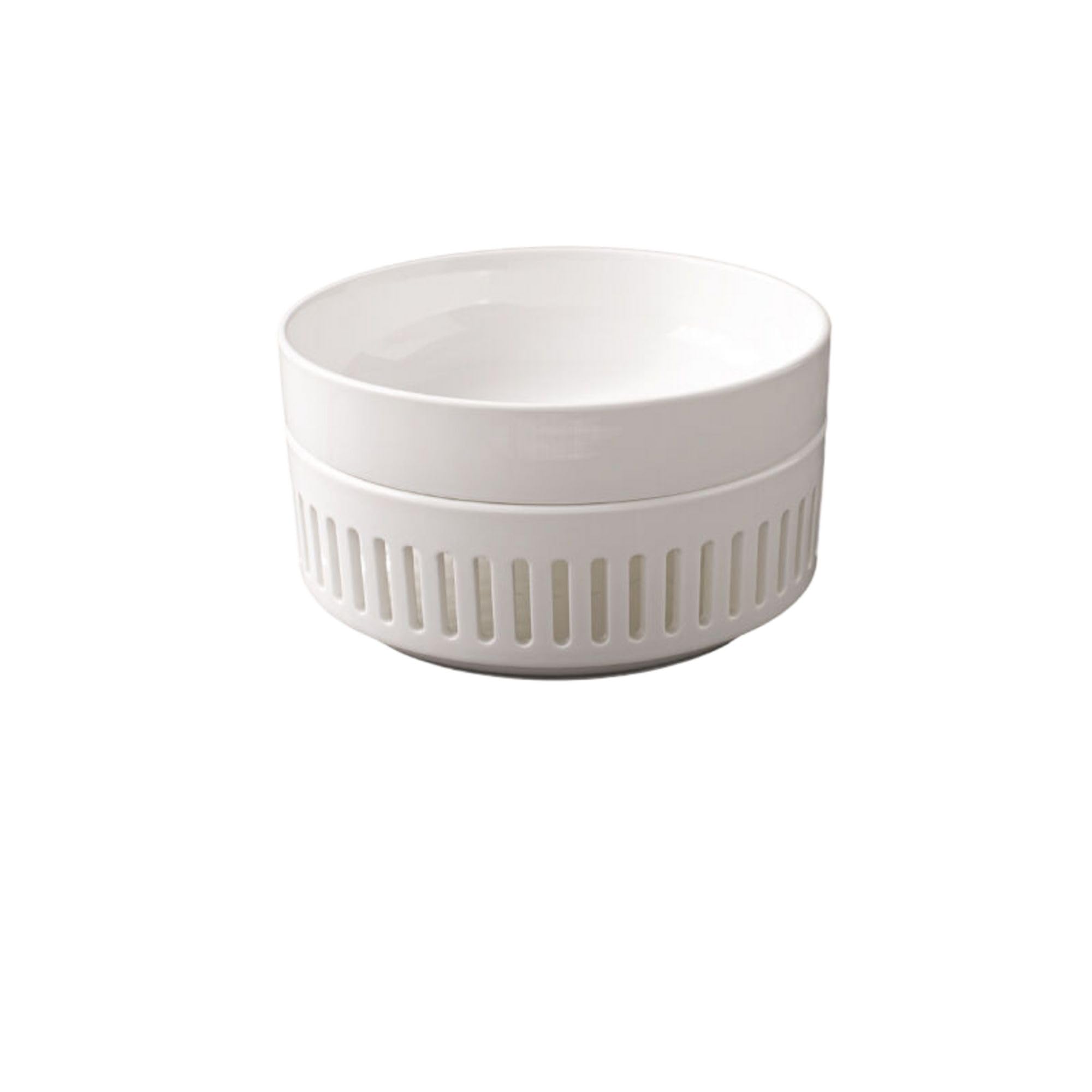 Bol de cuisine céramique anti-rayures assiette blanche service table durable