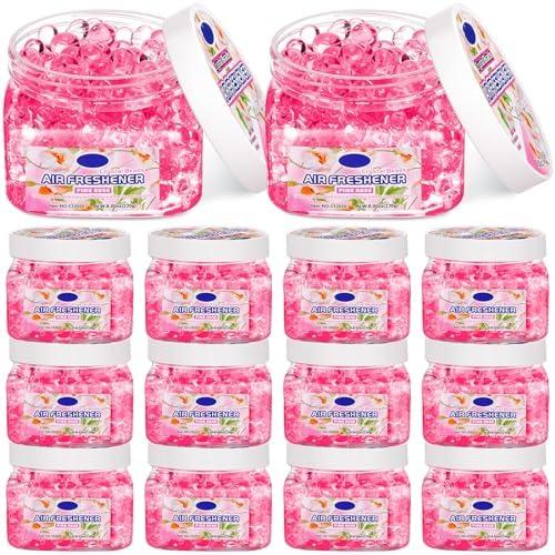 Dansib 12 Pcs Air Freshener Gel Bulk Odor Eliminator Gel