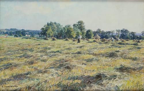 La fenaison par Léon Augustin Lhermitte toile murale tableau de décoration 60x90