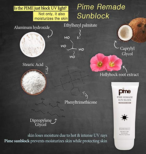 Image of Korean Skincare Pime Remade Sun Block, K-beauty, Natural Ingredients Korean Beauty sunblock, Waterproof, UV Protection SPF50+ /PA++++ 60g