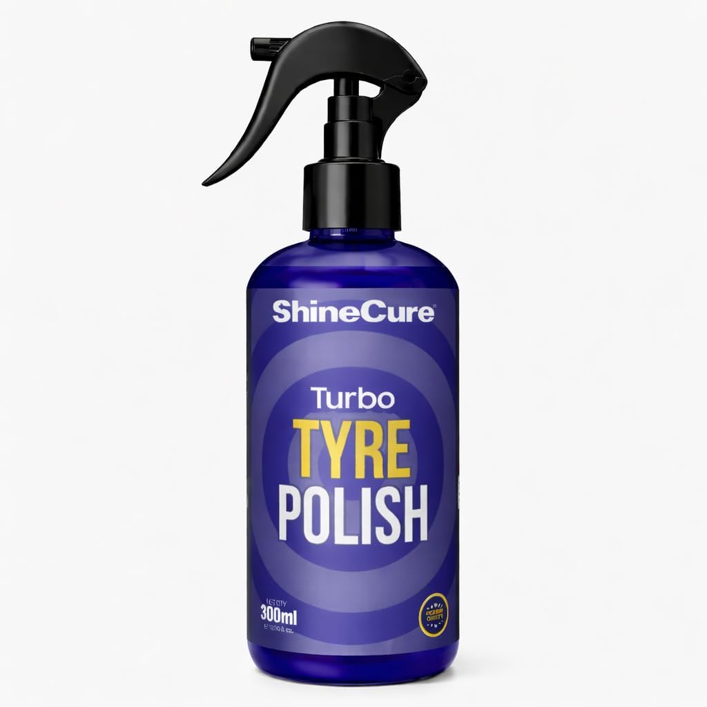 Turbo Tyre Polish – High Durability Liquid Tyre Care with Glossy Shine, Easy Application, pH Neutral Formula, 300ml Pack-image-26
