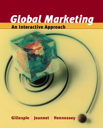 Global Marketing: An Interactive Approach 0618005080 Book Cover