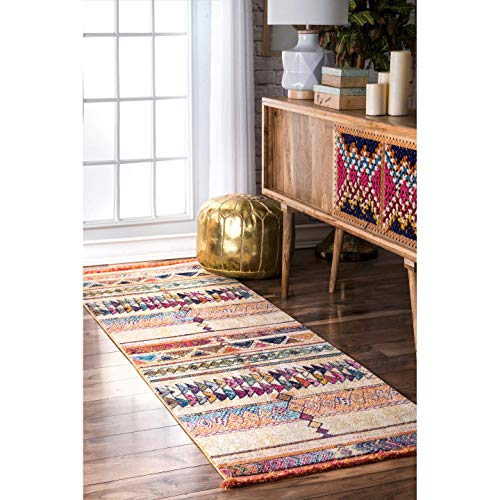 Nuloom Aztec Atzi Area Rug, 5' X 7' 5", Orange #TOP3