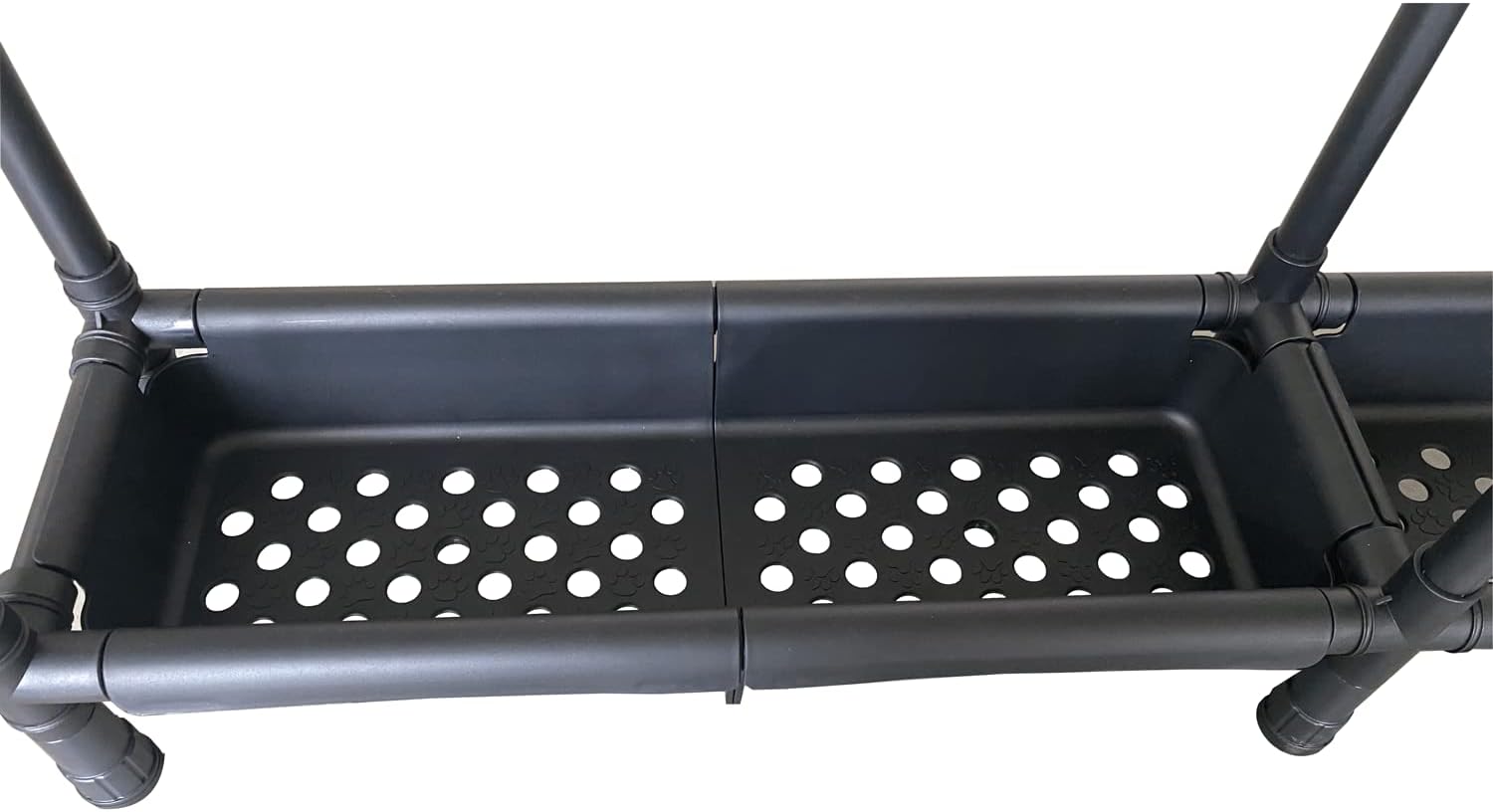 12.6"×23.6"×36.2" 4-Shelf Tier Plastic Multi-Purpose Tool Holder Storage Shelf Shoe Storage Rack Light Duty Garage Storage Indoor and Outdoor : Tools & Home Improvement