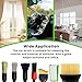 11 Pcs Car Interior Detailing Brush Set, Car Interior Soft Cleaning Brush for Interior Automotive Air Vent, Dashboard, Leather, Wheel, Air-Conditioning Outlet Cleaning